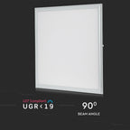 45W Panel LED 620x620mm / Barwa:6400K / Kwadratowa / UGR19 / Opakowanie: 6szt.