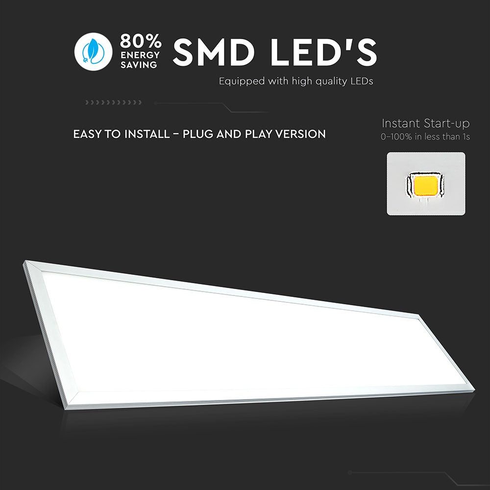 29W Panel LED 1200x300mm / Barwa:4000K / HIGH LUMEN / Opakowanie: 6szt.