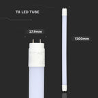 18W Świetlówki LED PLASTIK T8 120cm / Barwa:6400K / Trzonek:G13