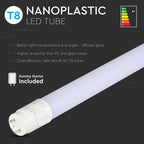 22W Świetlówki LED T8 150cm / Barwa:6400K / Trzonek:G13