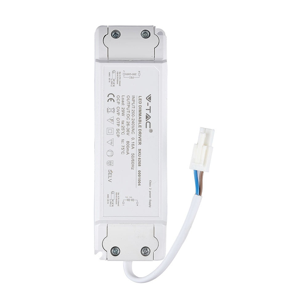29W Zasilacz do Paneli LED / Ściemniany / 800mA