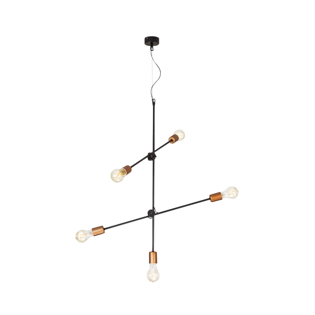 Nowodvorski Lampa wisząca STICKS 25W only LED 50/60Hz - Stal lakierowana - Czarny II