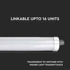 LED Oprawa hermetyczna LED Seria-G / 60cm / Barwa:6400K / IP65