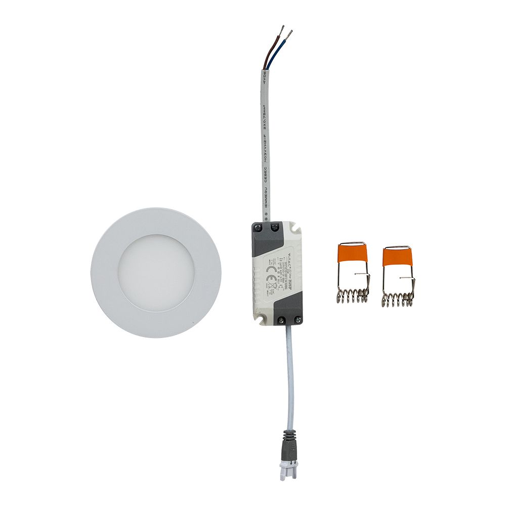 3W Panel LED / Barwa:3000K / Okrągła