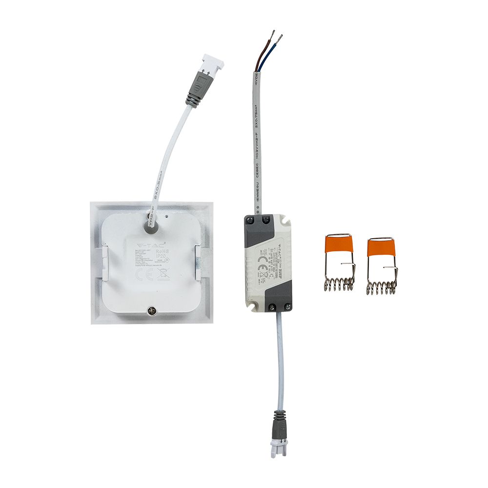 3W Panel LED / Barwa:3000K / Kwadratowa