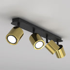 spot Demia black/brass 4xGU10
