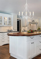 Nowodvorski Żyrandol MARGARET 10W only LED 50/60Hz - Stal lakierowana - Biały