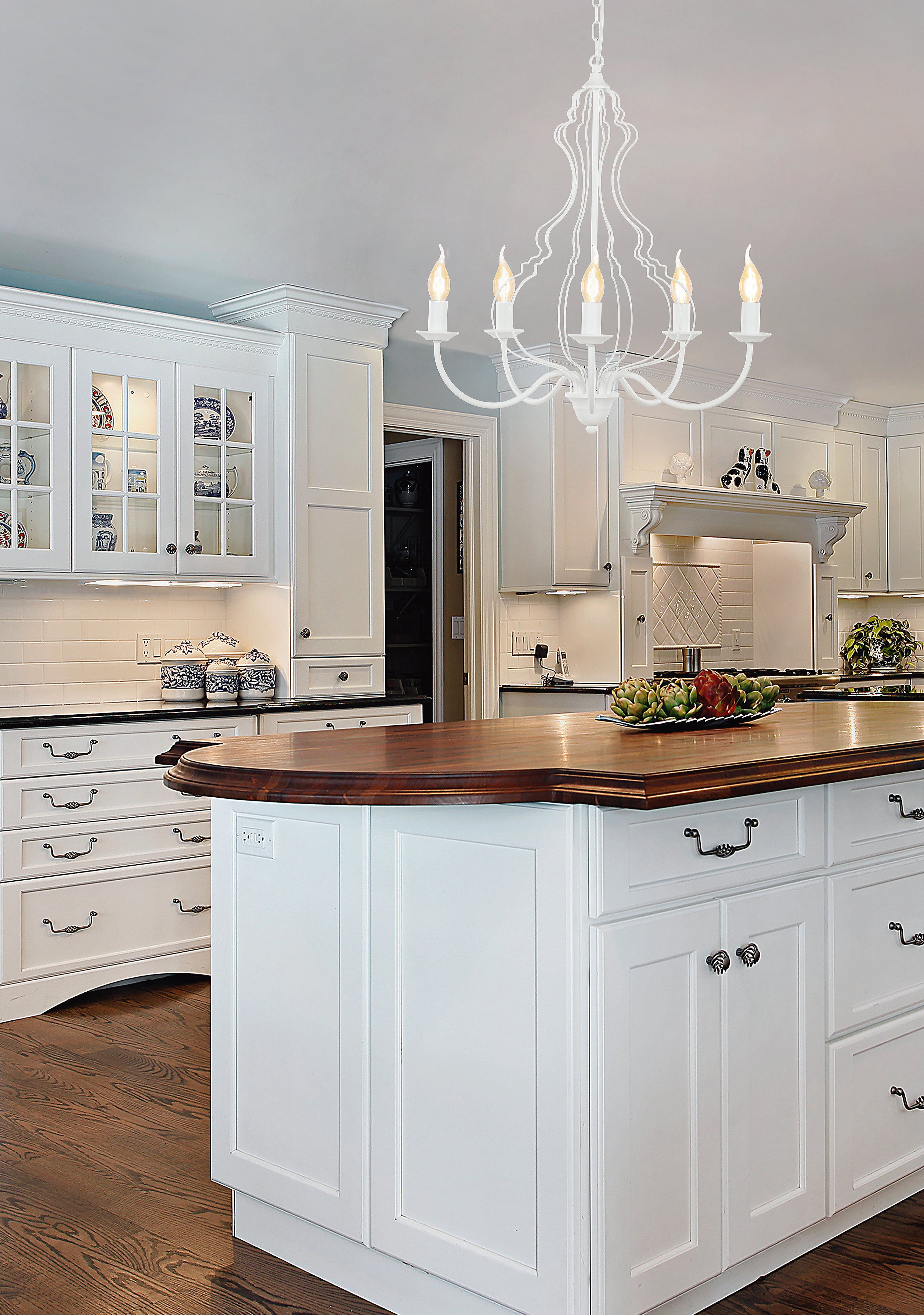 Nowodvorski Żyrandol MARGARET 10W only LED 50/60Hz - Stal lakierowana - Biały