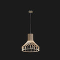 Nowodvorski Lampa wisząca BIO 10W only LED 50/60Hz - Sklejka - Naturalne drewno 6333