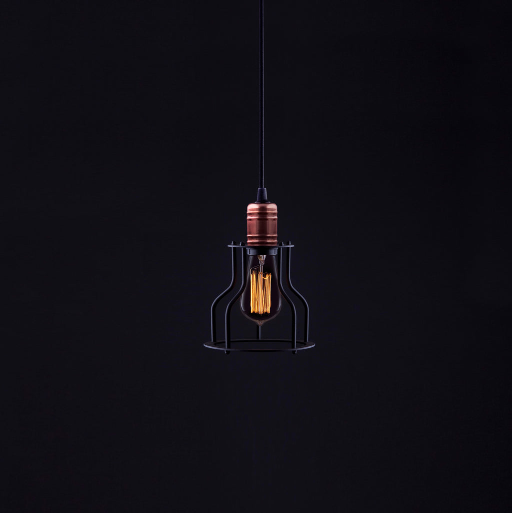 Nowodvorski Lampa wisząca WORKSHOP B 25W only LED 50/60Hz - Stal lakierowana - Czarny 6336