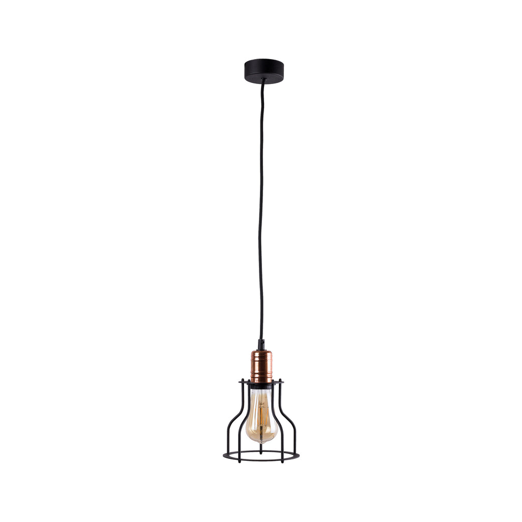 Nowodvorski Lampa wisząca WORKSHOP B 25W only LED 50/60Hz - Stal lakierowana - Czarny