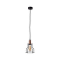 Nowodvorski Lampa wisząca WORKSHOP B 25W only LED 50/60Hz - Stal lakierowana - Czarny 6336