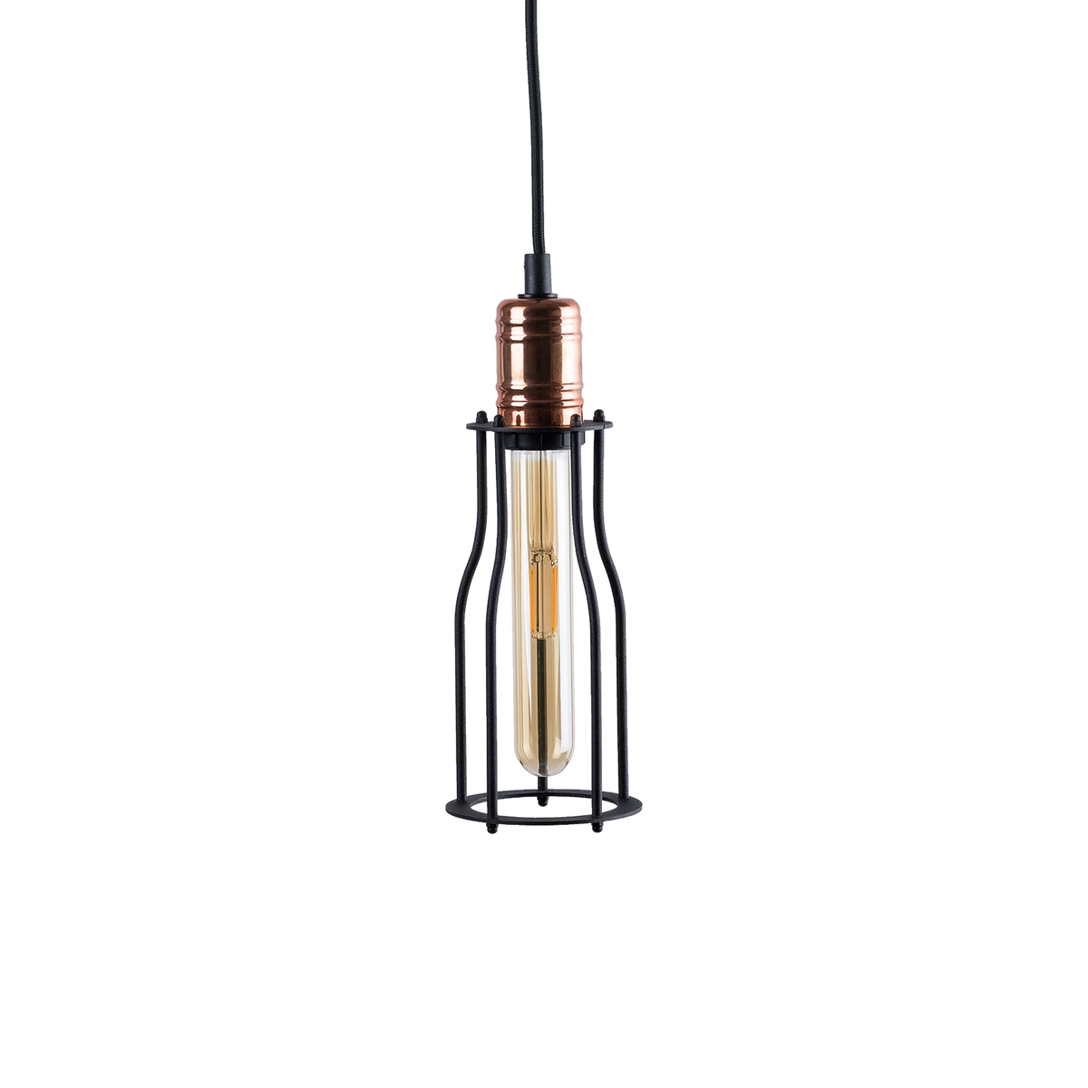 Nowodvorski Lampa wisząca WORKSHOP A 25W only LED 50/60Hz - Stal lakierowana - Czarny 6337