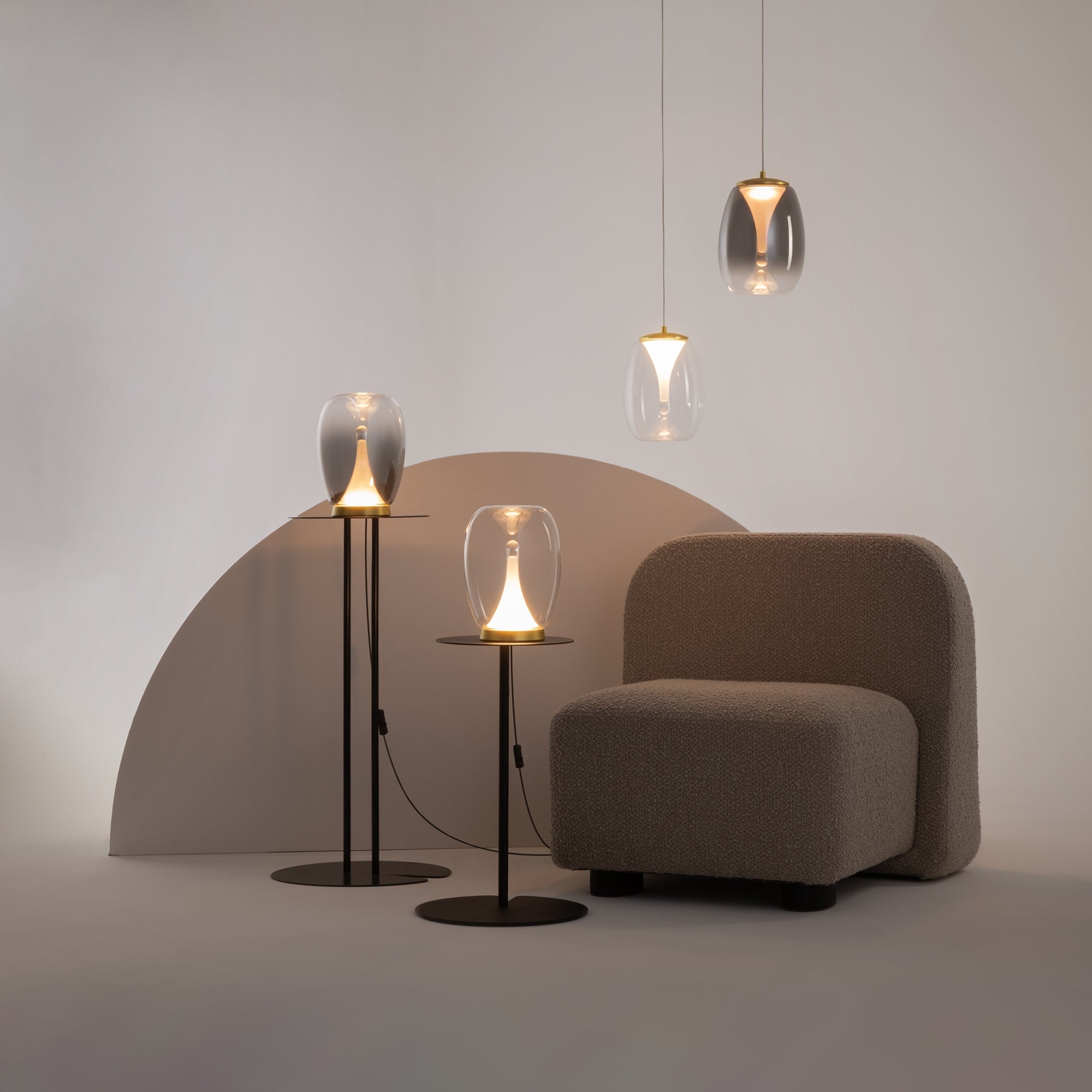 Maytoni Lampa stołowa Splash - Aluminium - Złoty MOD282TL-L15G3K1
