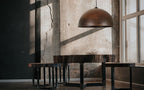 Nowodvorski Lampa wisząca HEMISPHERE RUST L 25W only LED 50/60Hz - Stal lakierowana - Rdzawy 6368