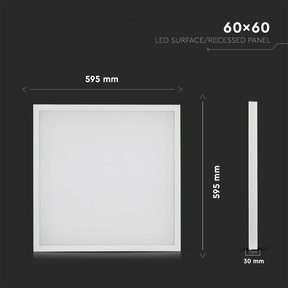 36W Panel LED 600x600mm / 2w1 / Barwa:4000K / Opakowanie: 6szt.