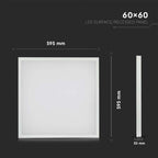 36W Panel LED 600x600mm / 2w1 / Barwa:6500K / Opakowanie: 6szt.
