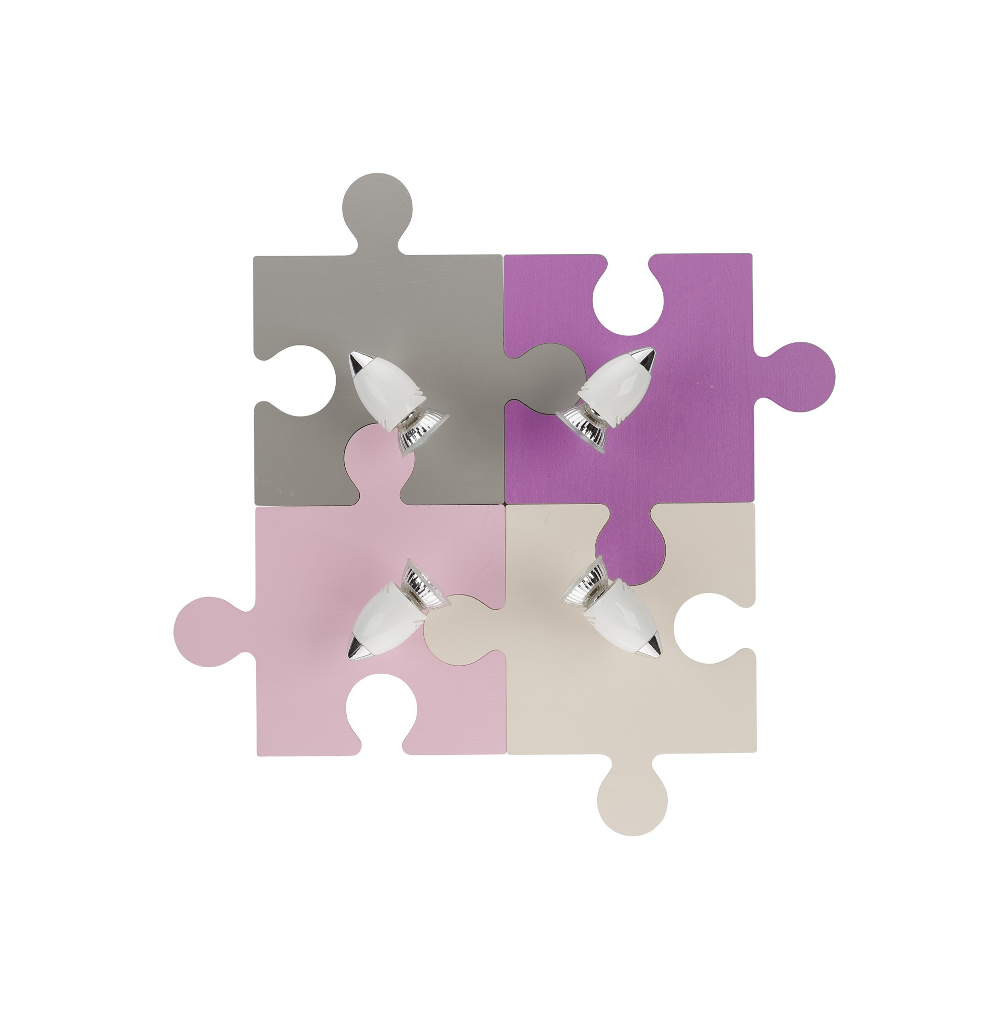 Nowodvorski Lampa przysufitowa PUZZLE 15W only LED 50/60Hz - Sklejka - Multikolor I