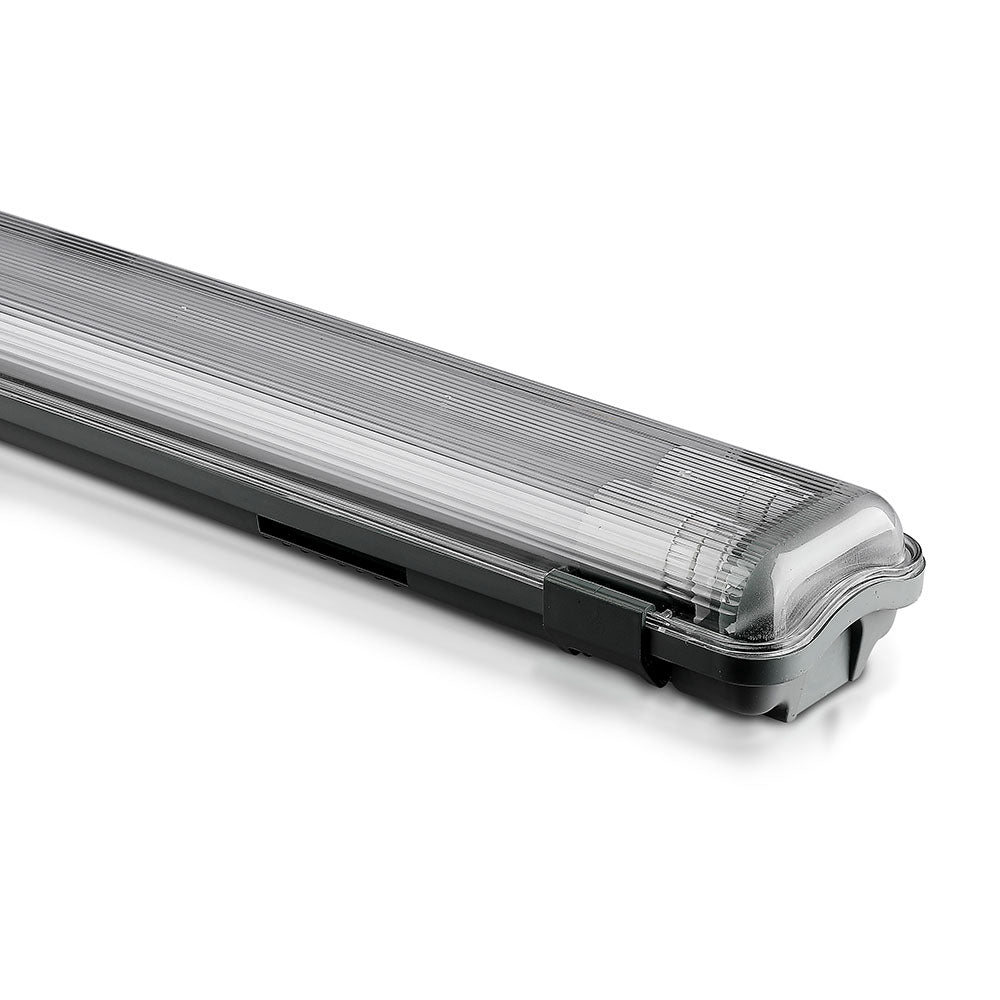 VT-15022 2x20W WATERPROOF FITTING 150CMX2 WITH LED TUBE 6500K IP65
