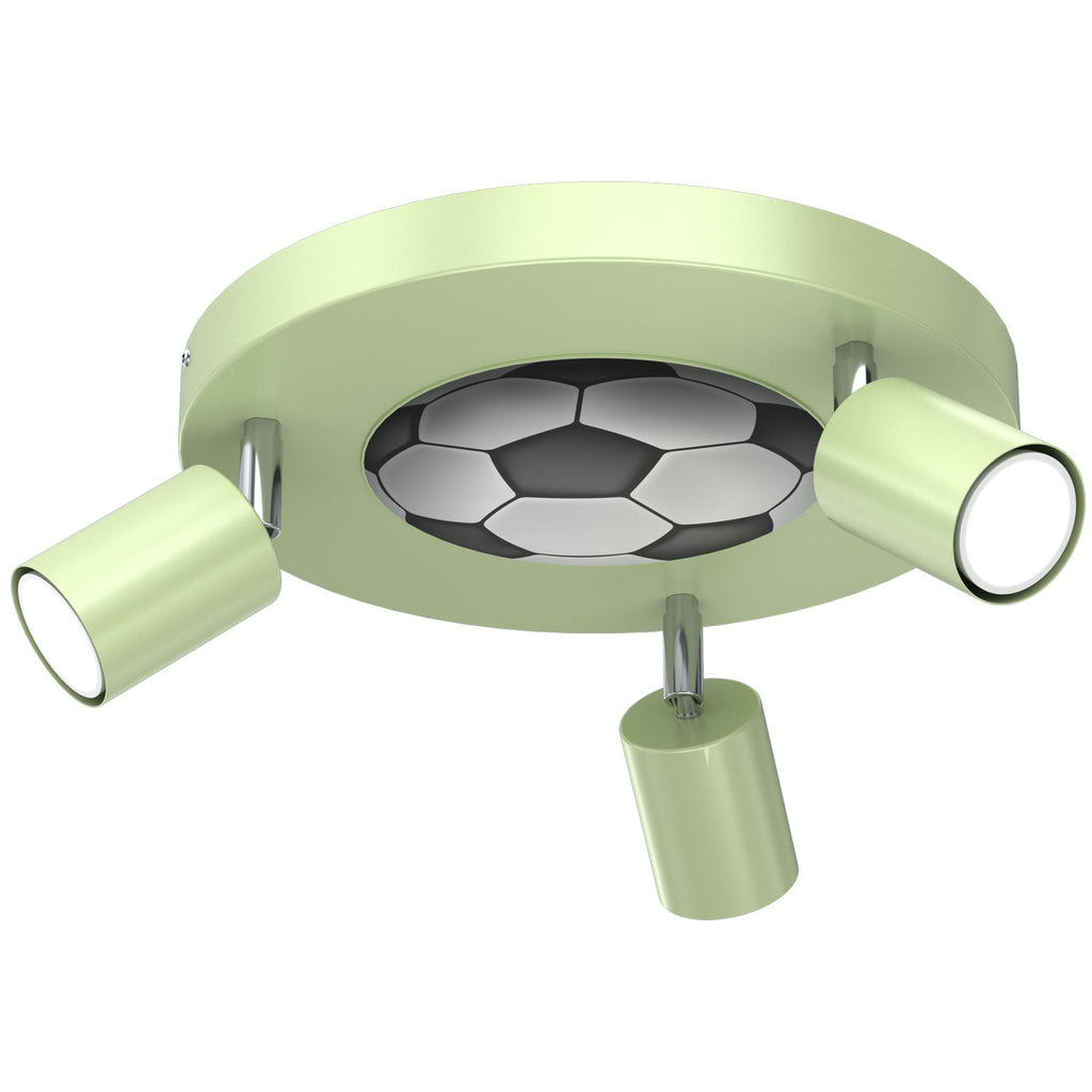 spot Fun Ball green plate dia 300, 3xGU10