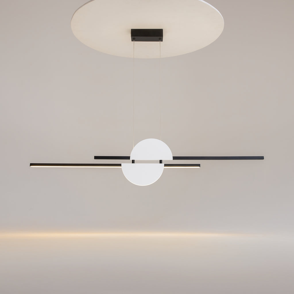 Maytoni Lampa wisząca Skyline - Aluminium - Czarny MOD179PL-L26W4K
