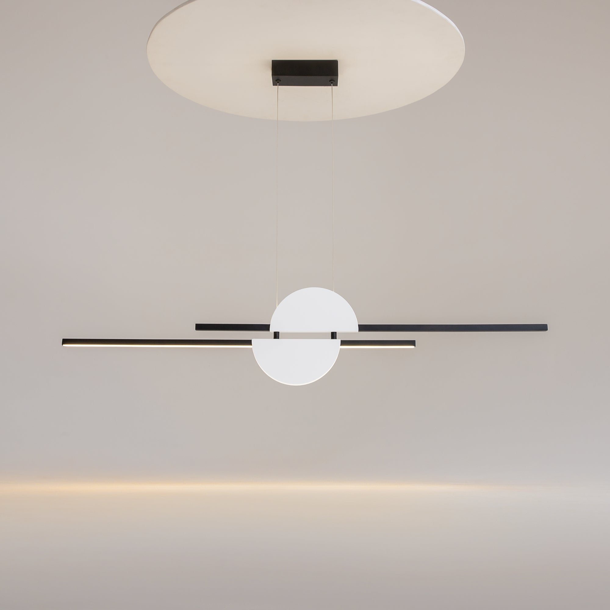 Maytoni Lampa wisząca Skyline - Aluminium - Czarny MOD179PL-L26W4K