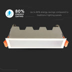 10W Panel LED Liniowy / Biały / Barwa:6400K