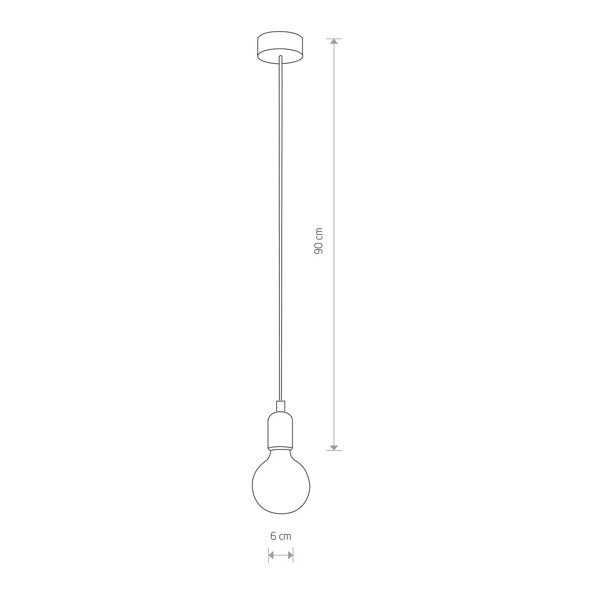 Nowodvorski Lampa wisząca SILICONE 25W only LED 50/60Hz - Silikon - Czarny 6404