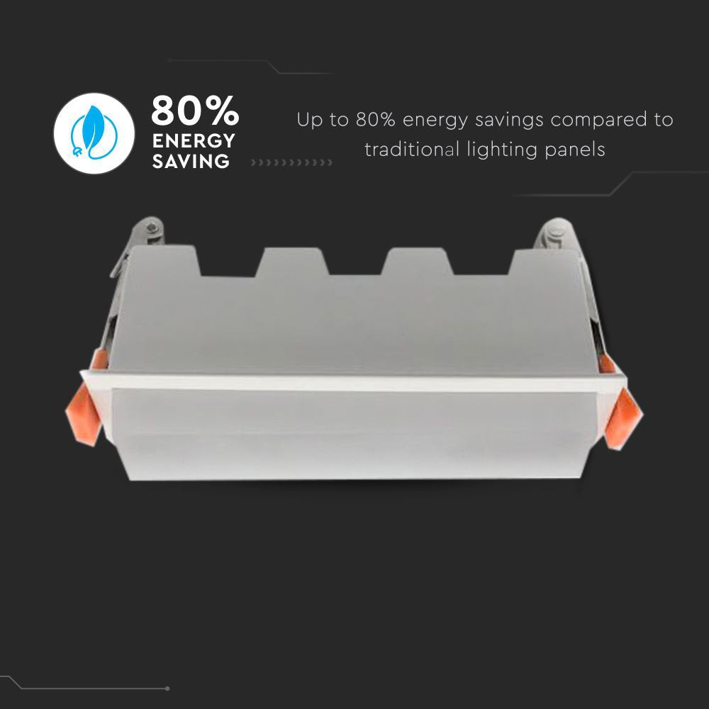 10W Panel LED Liniowy / Kolor: Biały / Barwa: 4000K