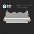 10W Panel LED Liniowy / Kolor: Biały / Barwa: 4000K
