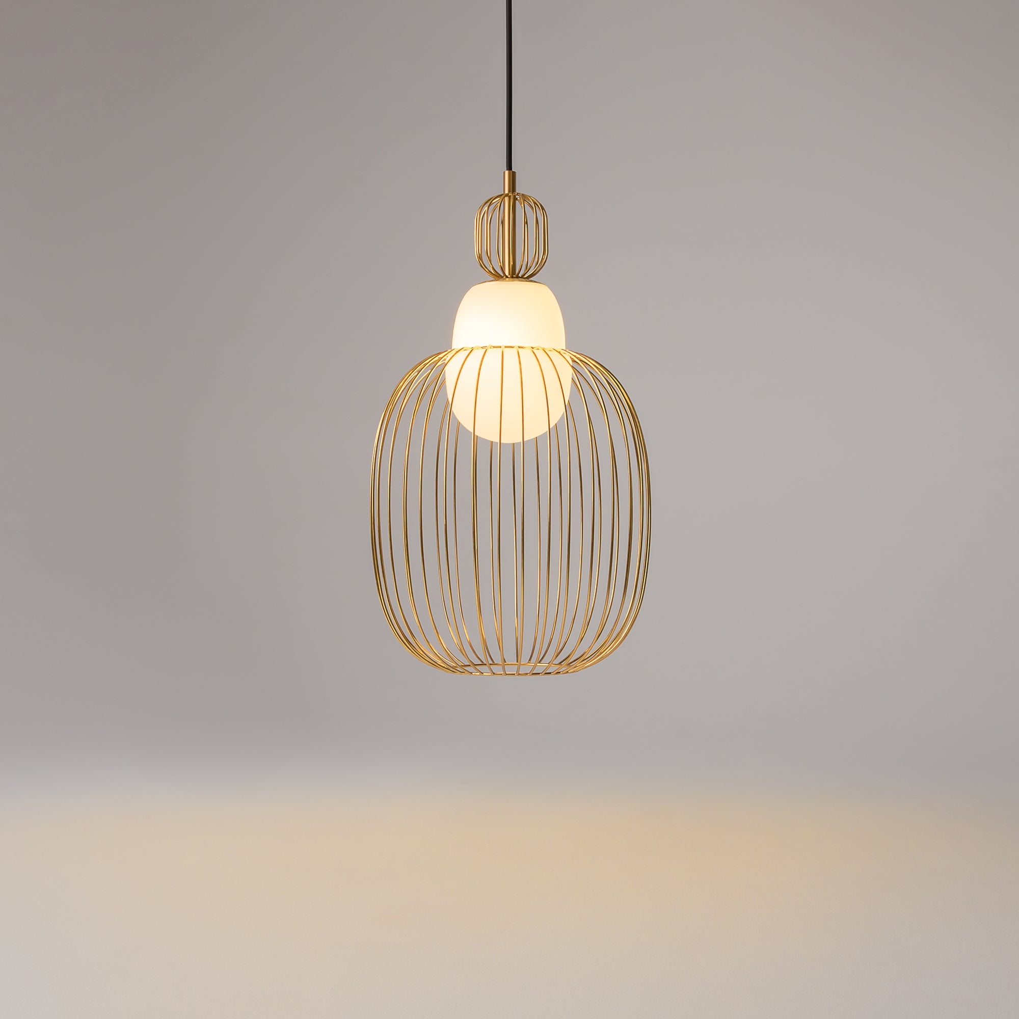 Maytoni Lampa wisząca Levitation - Metal - Mosiądz MOD376PL-01G1