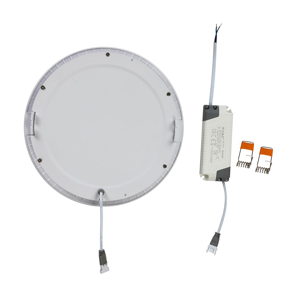 22W Panel LED / Barwa:3000K / Okrągła