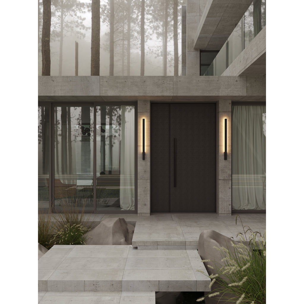 Maxlight Kinkiet Kaprun 12W - Aluminium - Czarny W0459