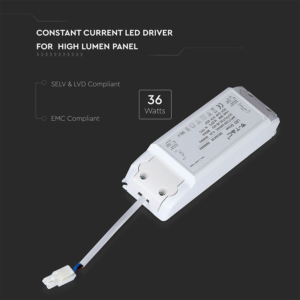 36W Zasilacz do Paneli LED / 860mA