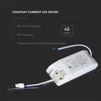 45W Zasilacz do Paneli LED / Ściemniany 1-10V / 5 Lat gwarancji / 1050mA