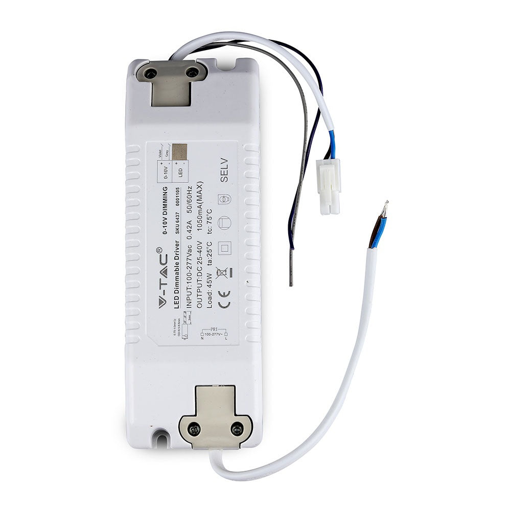 45W Zasilacz do Paneli LED / Ściemniany 1-10V / 5 Lat gwarancji / 1050mA