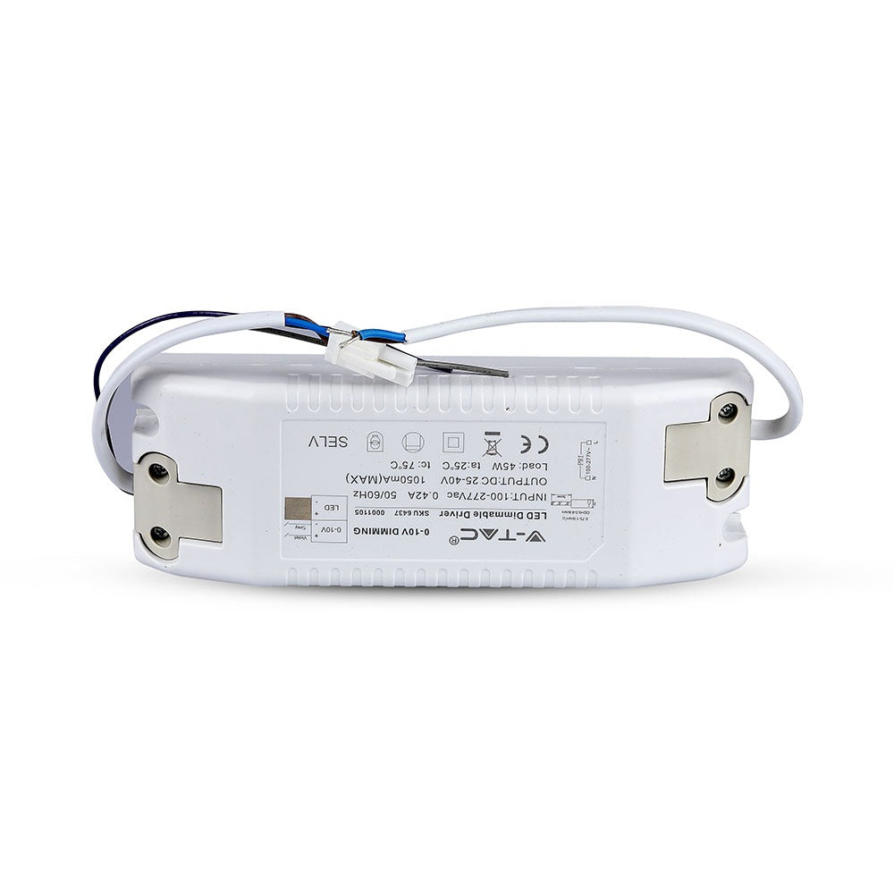 45W Zasilacz do Paneli LED / Ściemniany 1-10V / 5 Lat gwarancji / 1050mA
