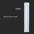 Belka oświetleniowa ze świetlówką 2xT8 SAMSUNG 120cm / Barwa:4000K