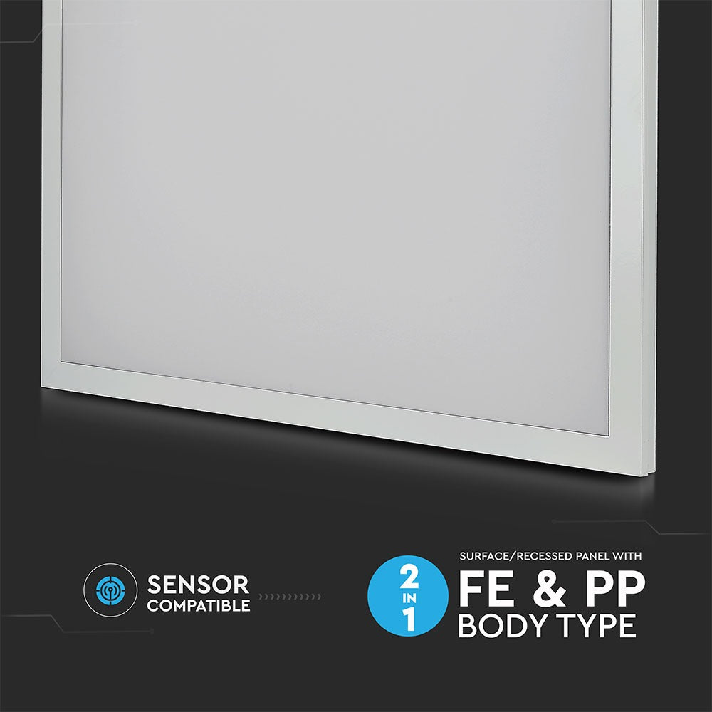 40W Panel LED 600x600mm 2w1 / Barwa:6500K / Opakowanie: 6szt. / 4000 lm