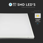 40W Panel LED 600x600mm / 2w1 / Barwa:4000K / Opakowanie: 6szt.
