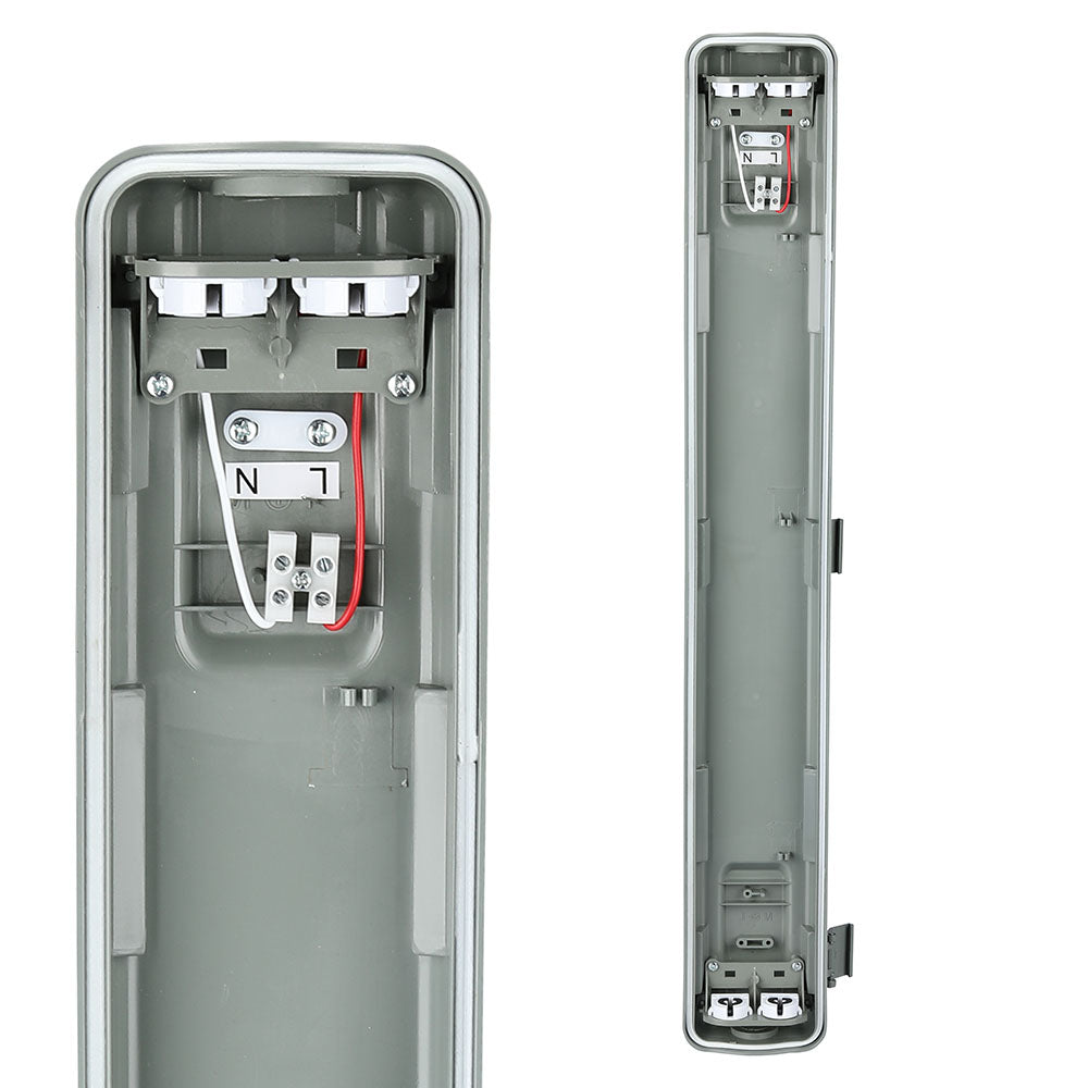 2X10W Oprawa Hermetyczna 60cm z świetlówką 2xT8 / Barwa:4000K / IP65