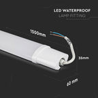 48W Oprawa Hermetyczna LED / Barwa:4000K