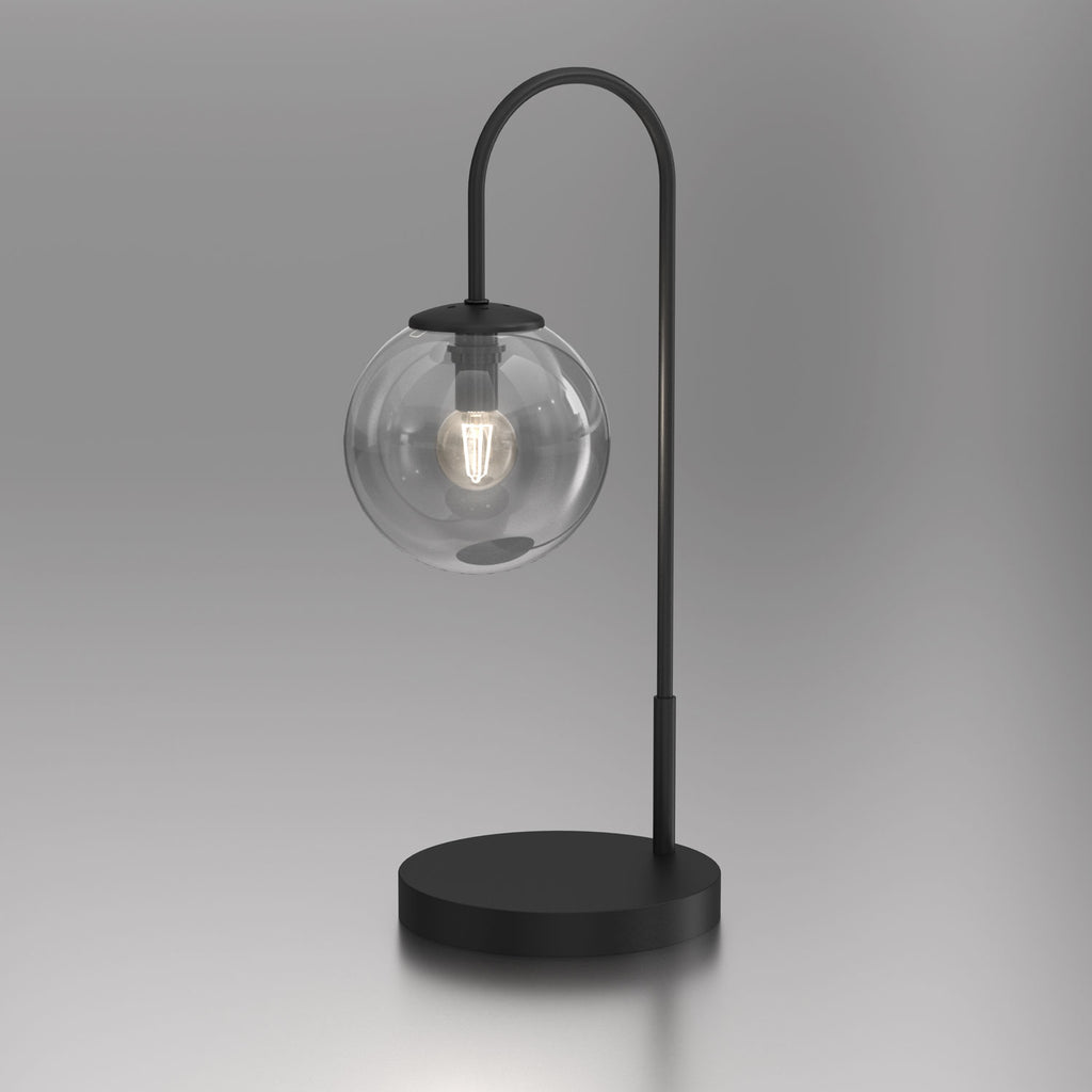 lampka gab. Cambridge (smoke glass 2907) black 1xE14