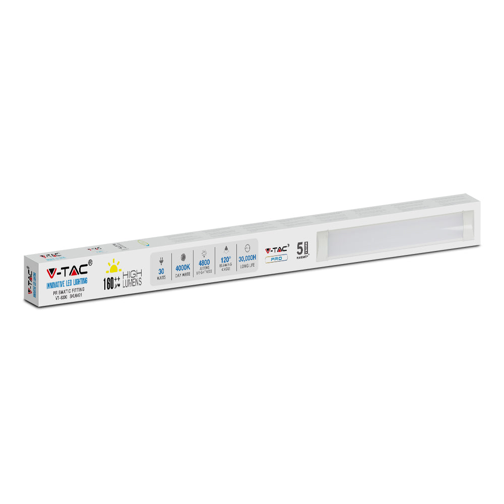 30W Belka oświetleniowa LED 120cm / Barwa:4000K / Skuteczność 160lm/W / 5 Lat gwarancji