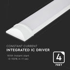 30W Belka oświetleniowa LED 120cm / Barwa:3000K / Skuteczność 160lm/W / 5 Lat gwarancji