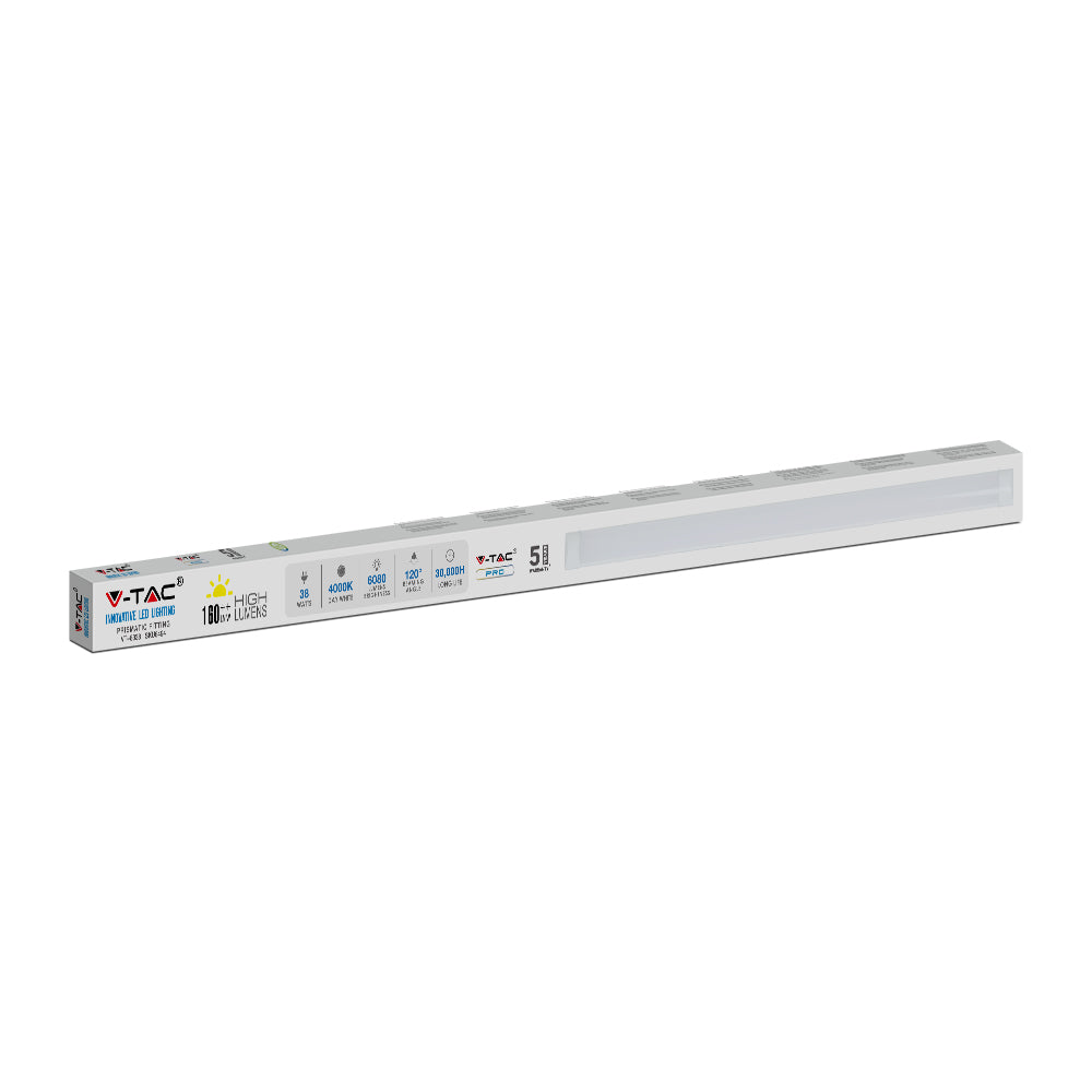 38W Belka oświetleniowa LED 150cm / Barwa:4000K / Skuteczność 160lm/W / 5 Lat gwarancji