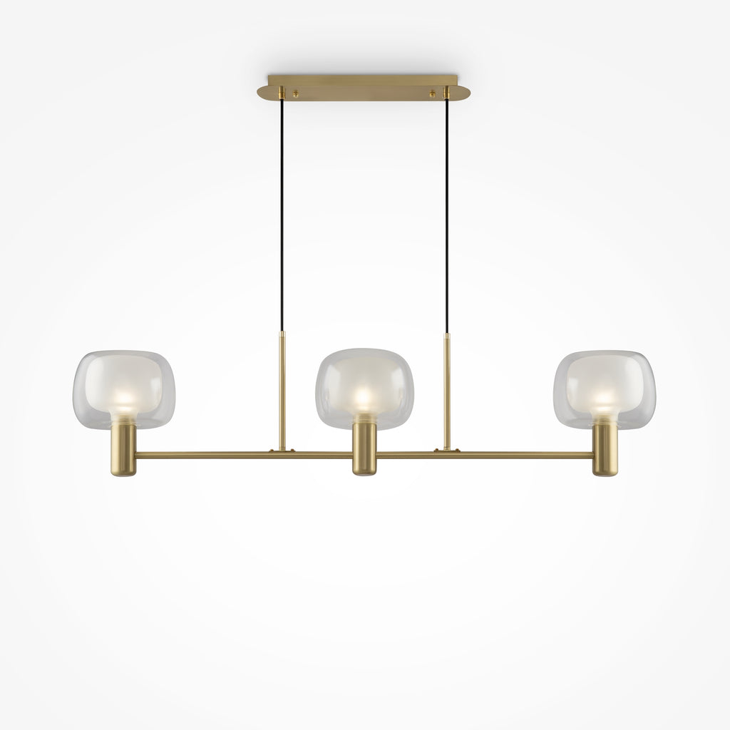Maytoni Lampa wisząca Vision - Aluminium - Złoty MOD411PL-03G