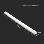 18W Solarna oprawa hermetyczna LED / Barwa:3w1 / IP65