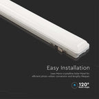 18W Solarna oprawa hermetyczna LED / Barwa:3w1 / IP65