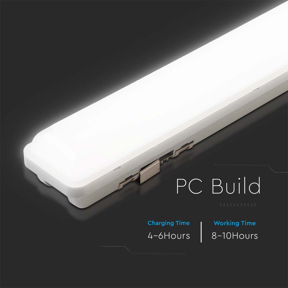 18W Solarna oprawa hermetyczna LED / Barwa:3w1 / IP65
